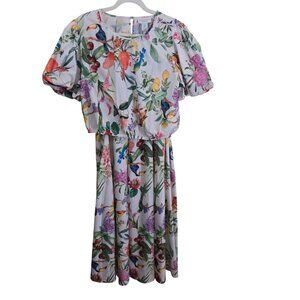 Calypso St. Barth NWT Tropical Maxi Skirt Set Novelty Print Versatile Size M